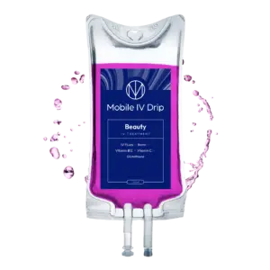 Mobile IV drip bag for beauty treatment