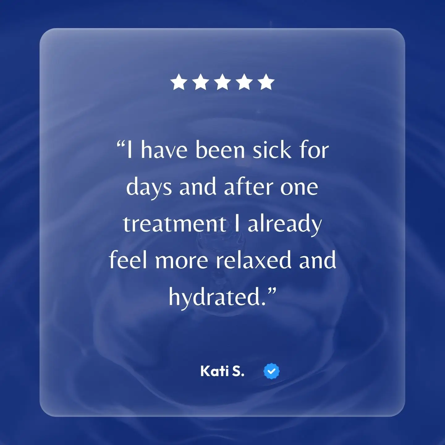 Flu Rescue Testimonial