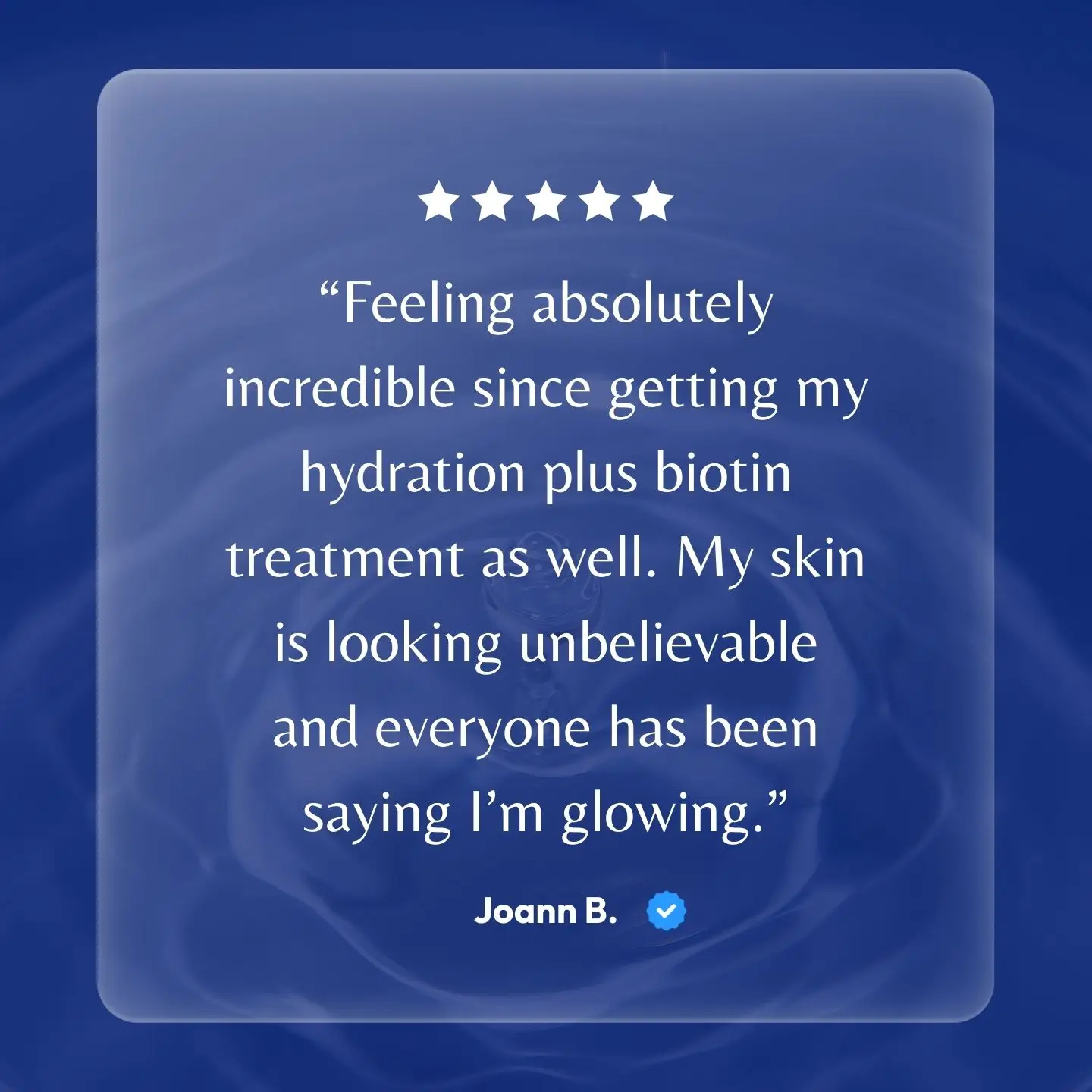 Beauty Testimonial