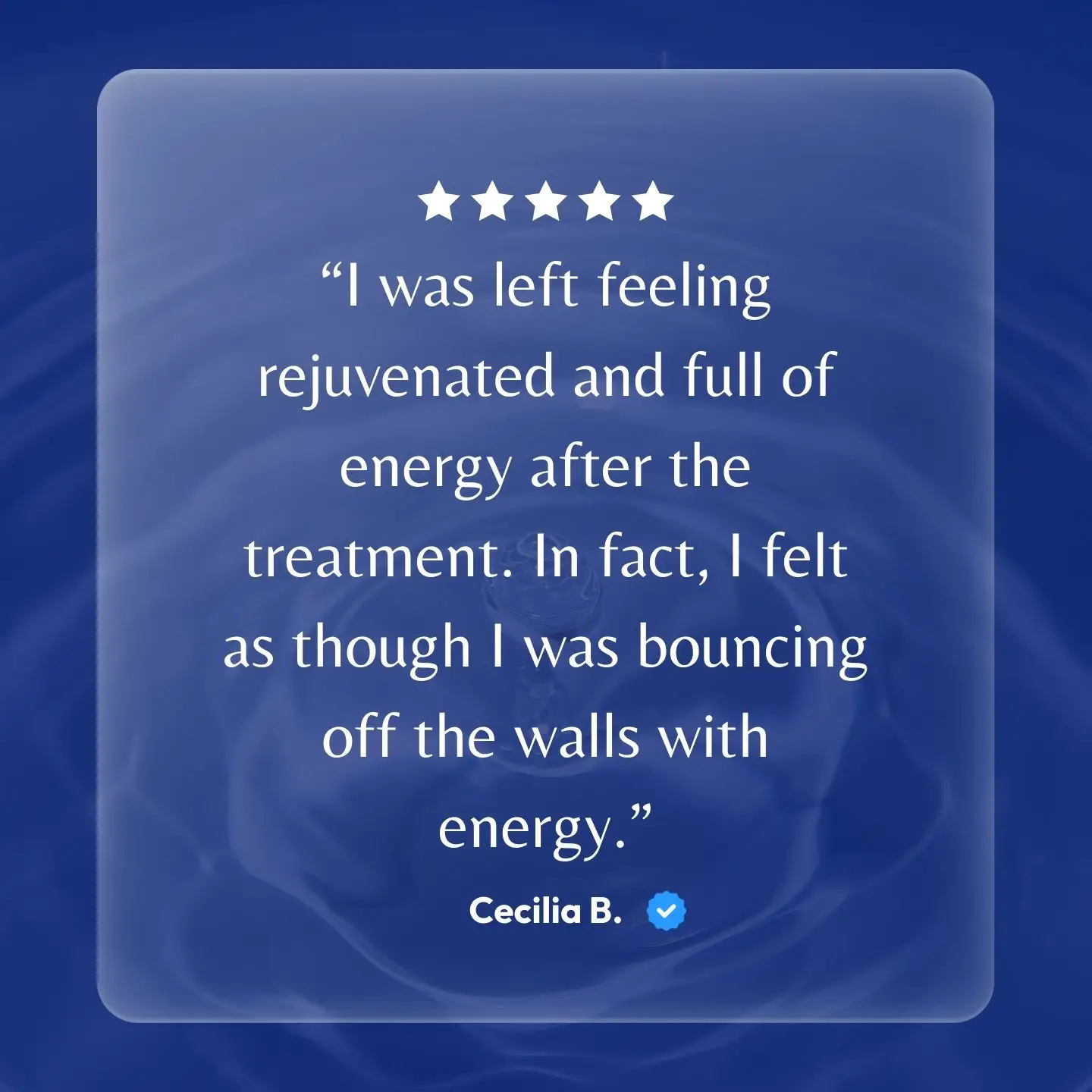 Energy Boost Testimonial